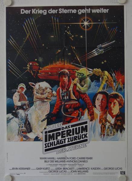 Das Imperium schlägt zurück originales deutsches Filmplakat (R84)